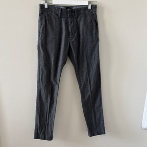 Men's J Crew Re-Imagined Charcoal Gray Chino Pants | 28x30 Slim Cut